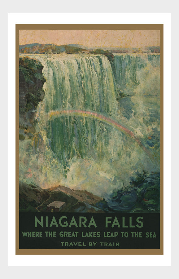 Niagara Falls Travel Poster Digital Download