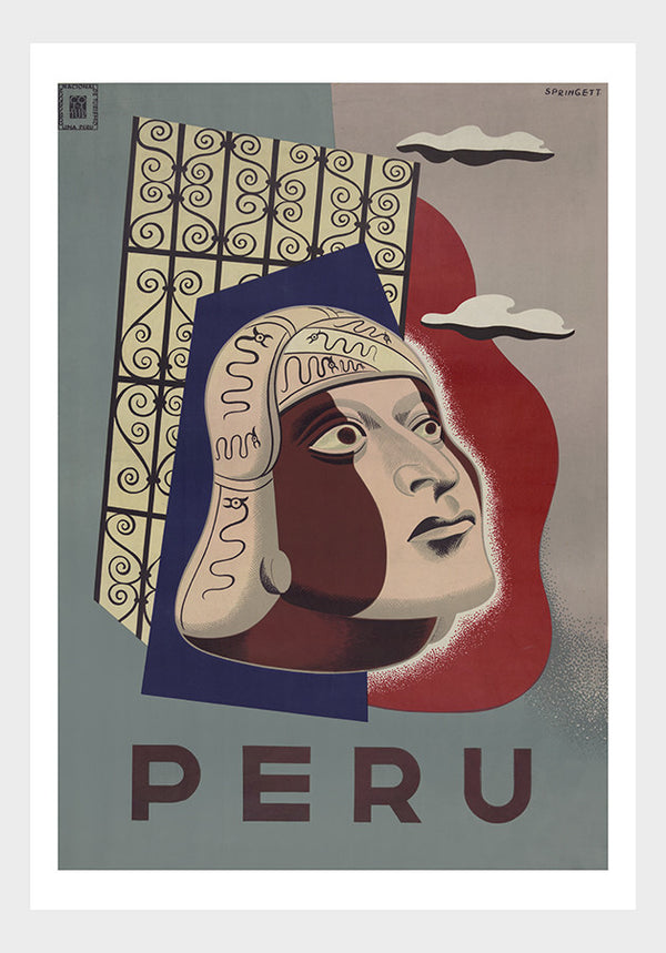 Peru Travel Poster Digital Download