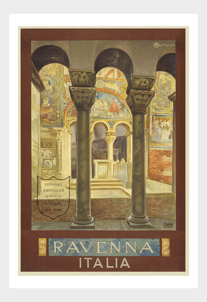 Ravenna Italia Italy Travel Poster Digital Download