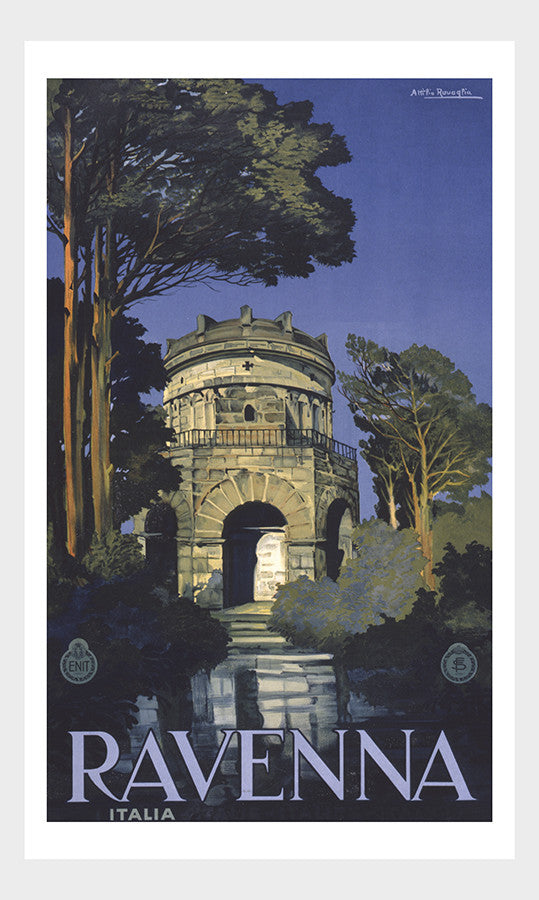 Ravenna Italia Italy Travel Poster Digital Download