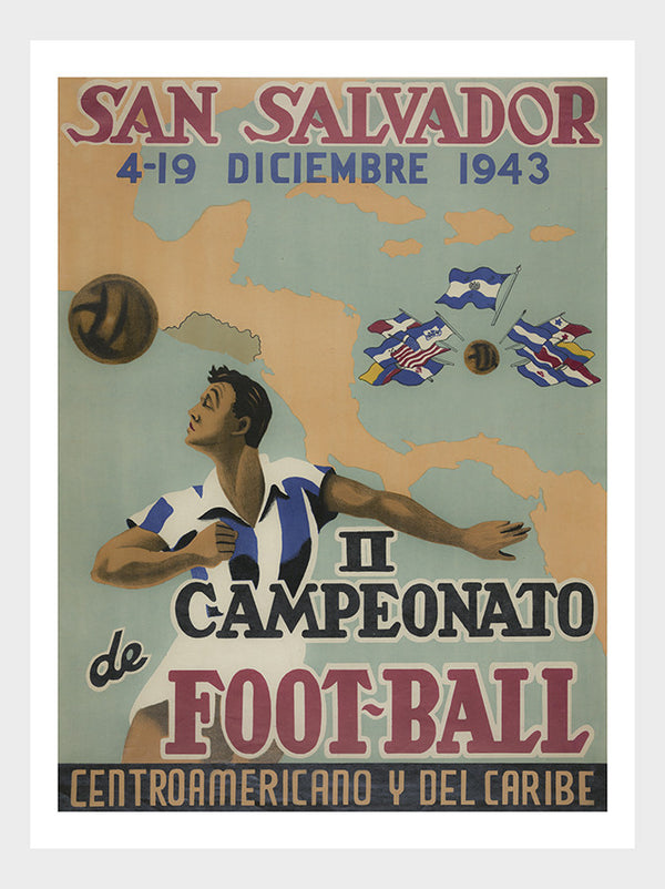 San Salvador Football Competition Poster Digital Download