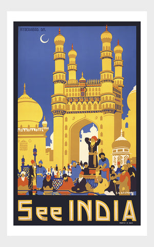 See India Travel Poster Digital Download