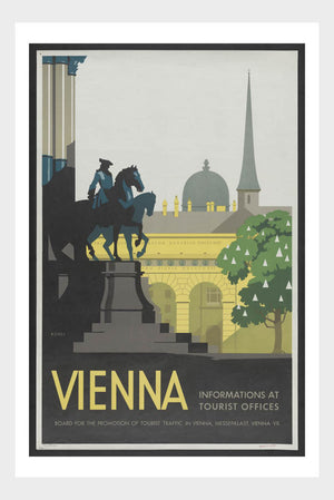 Visit Vienna Austria Travel Poster Digital Download