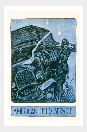 WWI American Field Service Poster Digital Download