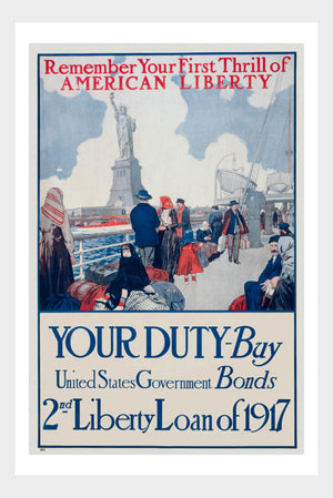 WWI American Liberty Bonds Poster Digital Download