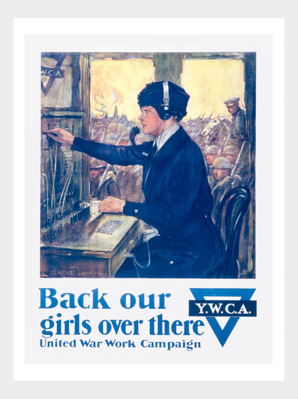 WWI Back Our Girls YWCA Poster Digital Download