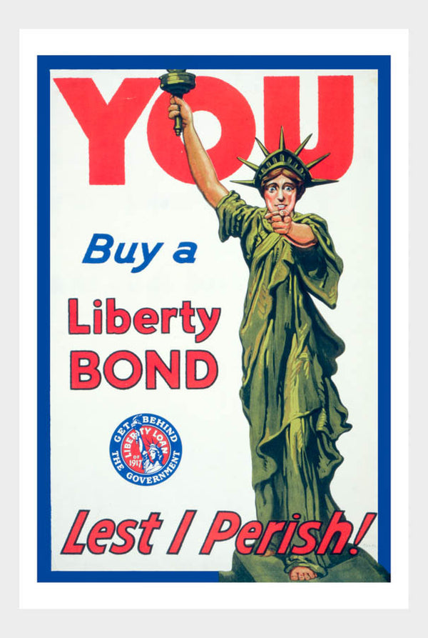 WWI Liberty Bond War Poster 01 Military Digital Download