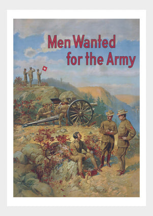 WWI Wanted For The Army 01 War Poster Military Digital Download