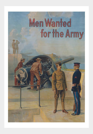 WWI Wanted For The Army 02 War Poster Military Digital Download