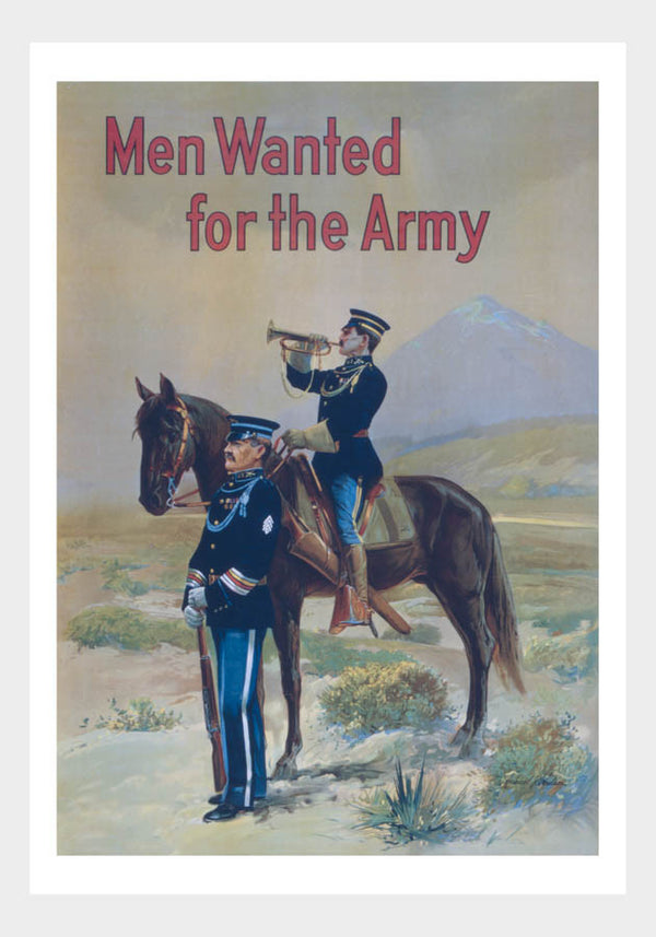 WWI Wanted For The Army 03 War Poster Military Digital Download