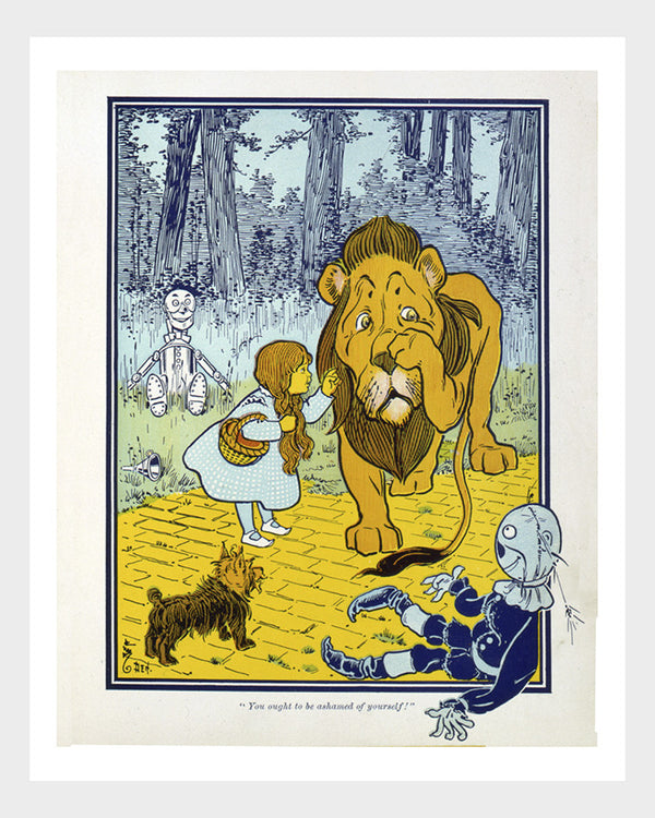 Wizard of Oz Cowardly Lion Digital Download