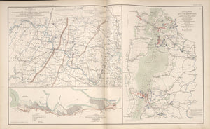 American Civil War Map: "Washington, D.C ; Annapolis, Pennsylvania ; Northeastern Virginia; South Mountain, Maryland; Vicksburg,Mississippi" Digital Download