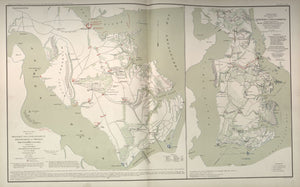 American Civil War Map: "Yorktown to Williamsburg, Virginia" Digital Download