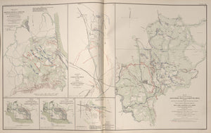 American Civil War Map: "Corinth, Mississippi ; Shiloh & Monterey Tennessee; Harrison's Landing, Virginia" Digital Download