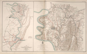 American Civil War Map: "Harper's Ferry, West Virginia; Antietam & Sharpsburg, Maryland" Digital Download