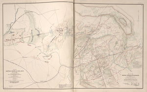 American Civil War Map: "Battle fields of Bull Run and Manassas, Virginia" Digital Download