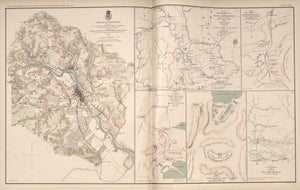 American Civil War Map: "Fredericksburg; Buzzard Roost, Dry Fork Creek, Dead Buffalo Lake, Big Mound" Digital Download