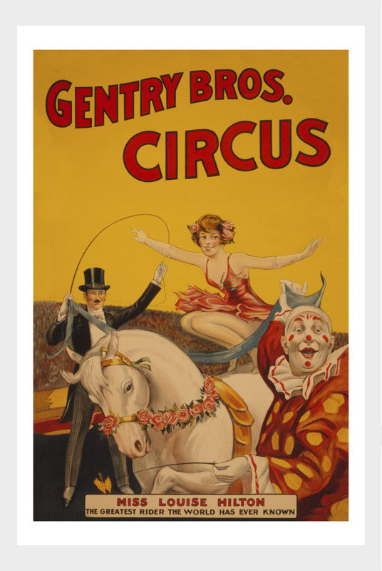 Gentry Brothers Circus Greatest Rider : Ms. Louise Hilton Digital Download